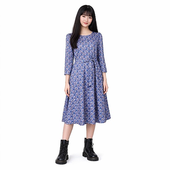 Γυναικεία Στολή Astrid Beetlejuice Φλοράλ Φόρεμα