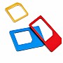 SIM Card Adapter Σετ για Nano, Micro & Standard SIM 3 σε 1 με Eject Pin & Λίμα