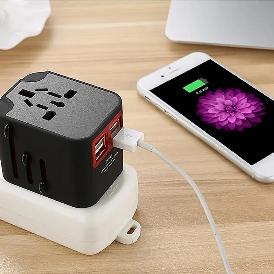 RRtravel HHT210 Αντάπτορας Πρίζας από Universal σε Universal (4xUSB) USA EU UK AU US αντάπτορας πρίζας universal