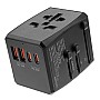 RRtravel HHT904 Αντάπτορας Πρίζας από Universal σε Universal με 6 Θύρες (4xUSB / 2xType-C/) USA EU UK AU US (Black) RRtravel HHT904 Αντάπτορας Πρίζας από Universal σε Universal με 6 Θύρες (4xUSB / 2xType-C/) USA EU UK AU US (Black)