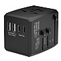 RRtravel HHT904 2xQC18W+PD20W Αντάπτορας Πρίζας από Universal σε Universal με 4 Θύρες (2xUSB / 2xType-C/) USA EU UK AU US (Black) RRtravel HHT904 2xQC18W+PD20W Αντάπτορας Πρίζας από Universal σε Universal με 4 Θύρες (2xUSB / 2xType-C/) USA EU UK AU US (Black)