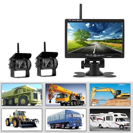 Ασύρματη κάμερα οπισθοπορείας για φορτηγό και λεωφορείο