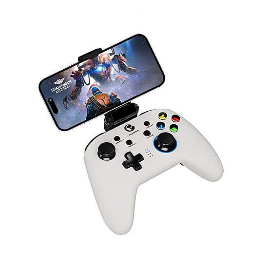 Gamesir T4 Pro Ενσύρματο/Ασύρματο (Bluetooth) Gaming Controller (iOS/Android/PC/Switch) White Ασύρματο Bluetooth χειριστήριο για κινητό και PC