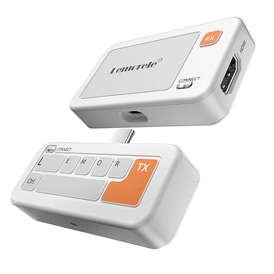 Lemorele P400 Ασύρματος Μεταδότης Οθόνης με Type-C Transmitter και HDMI Receiver (Plug & Play) 1080P/60Hz/50μέτρα Ασύρματο HDMI type-c