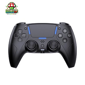LevelUp Phantom X Ασύρματο Bluetooth Controller για PS5 / PC / Android / iOS με Hall Effect Μοχλούς, Δόνηση & LED Light Bar – Void Black