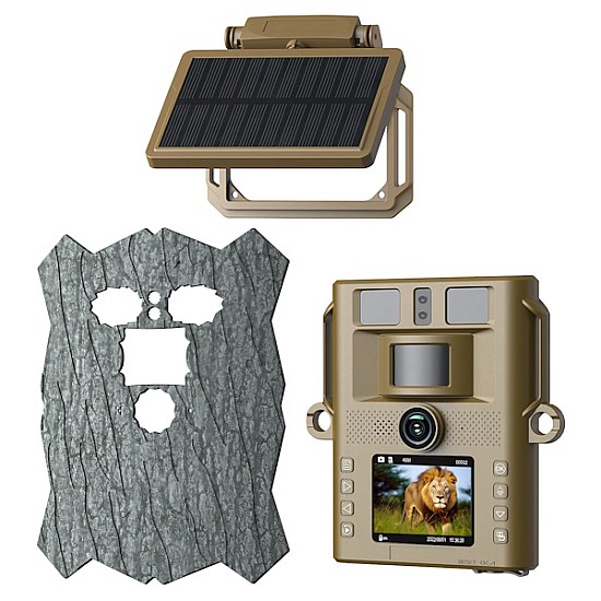 Campark TC21 Κάμερα για Μελισσοκόμους και Κυνηγούς WiFi/Bluetooth με Εφαρμογή και Ηλιακό Πάνελ (Μπατ. 5000mAh/4K/46MP/120°)