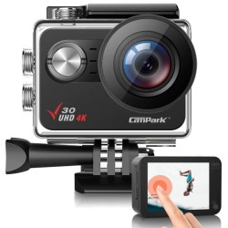 CamPark V30 Action Camera (4K-20MP-EIS+GYRO-WiFi-2 μπαταρίες)