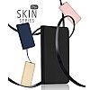 Dux Ducis Skin Pro Δερμάτινη Μαγνητική Θήκη Πορτοφόλι με Βάση Στήριξης για Xiaomi Redmi 10A - Μαύρη