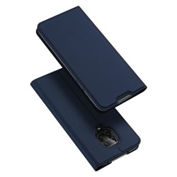 Dux Ducis Skin Pro Δερμάτινη Μαγνητική Θήκη Πορτοφόλι με Βάση Στήριξης για Xiaomi Redmi Note 9s/9Pro - Μπλε