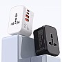 RRtravel HHT205 Αντάπτορας Πρίζας από Universal σε Universal με 4 Θύρες (2xUSB / 2xType-C/) USA EU UK AU US (Orange Black) RRtravel HHT205 Αντάπτορας Πρίζας από Universal σε Universal με 4 Θύρες (2xUSB / 2xType-C/) USA EU UK AU US (Orange Black)
