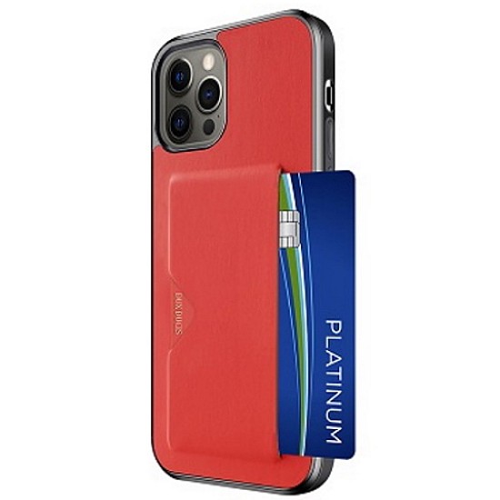Dux Ducis Pocard Series Backcover Θήκη για iPhone 12 Pro Max- Red Dux Ducis Pocard Series Backcover Θήκη για iPhone 12 Pro Max- Red