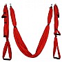 Kepeak Aerial Swing Anti-Gravity Silk Αιώρα με λαβές Yoga και Pilates (Red)