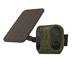 Virtavo PandaVista DualEyes Κάμερα Ασφαλείας WiFi Εξωτερικού Χώρου (2x2MP / 160° / Ηλιακή Τροφοδοσία / AI Ανίχνευση / IP66) - Camo