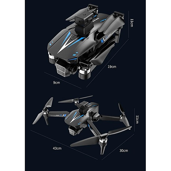 Toysky S189S GPS Drone 3-Axis me 2πλη Κάμερα και Αποφυγή Εμποδίων (Telephoto/50x Zoom) Drone με GPS
