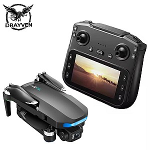 Drayven S-X1 – GPS 4K Drone με 3-Axis Gimbal, 5G Transmission & Follow Mode (Οθόνη 5.6″/Αυτόματη Επιστροφή/EIS) Μαύρο  