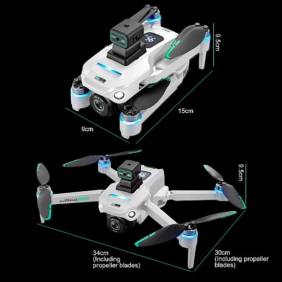 Toysky S159 GPS Drone 6-Axis 4K Κάμερα με χειριστήριο με Οθόνη (5G WiFi/Αποφυγή Εμποδίων) - Λευκό Toysky S159 GPS Drone 6-Axis 4K Κάμερα με χειριστήριο με Οθόνη (5G WiFi/Αποφυγή Εμποδίων) - Λευκό