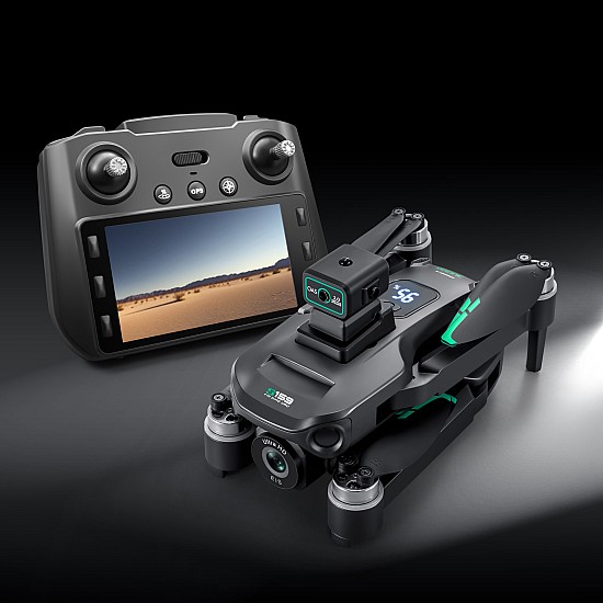 Toysky S159 GPS Drone 6-Axis 4K Κάμερα με χειριστήριο με Οθόνη (5G WiFi/Αποφυγή Εμποδίων) - Μαύρο Drone με οθόνη
