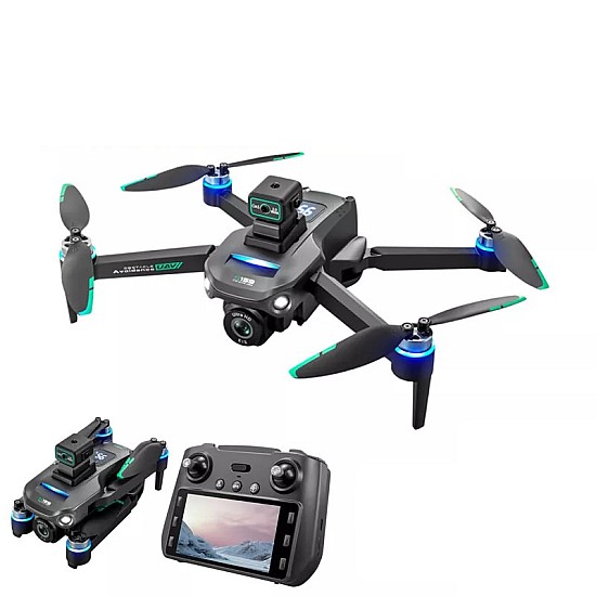 Toysky S159 GPS Drone 6-Axis 4K Κάμερα με χειριστήριο με Οθόνη (5G WiFi/Αποφυγή Εμποδίων) - Μαύρο Drone με οθόνη