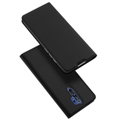Dux Ducis Skin Pro Δερμάτινη Μαγνητική Θήκη Πορτοφόλι με Βάση Στήριξης για Xiaomi Redmi 9 - Black