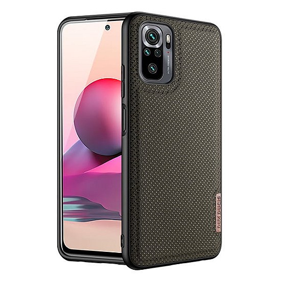 Dux Ducis Fino Back Cover TPU & Fabric Πράσινο για Xiaomi Redmi Note 10/10S