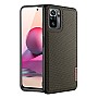 Dux Ducis Fino Back Cover TPU & Fabric Πράσινο για Xiaomi Redmi Note 10/10S