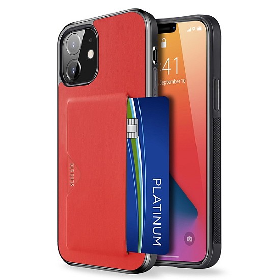 Dux Ducis Pocard Series Backcover Θήκη για iPhone 12 mini - Red