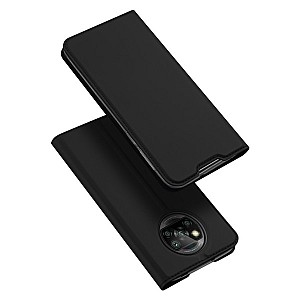 Dux Ducis Skin Pro Δερμάτινη Μαγνητική Θήκη Πορτοφόλι με Βάση Στήριξης για Xiaomi Poco X3/Poco X3 Pro - Μαύρη