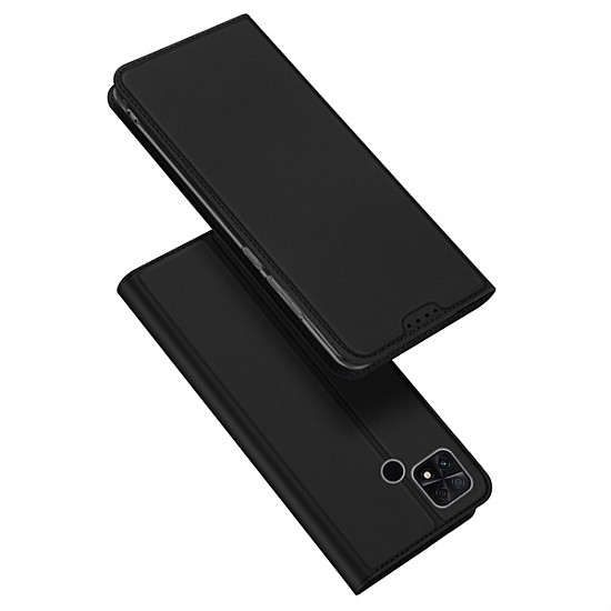 Dux Ducis Skin Pro Δερμάτινη Μαγνητική Θήκη Πορτοφόλι με Βάση Στήριξης για Redmi 10 5G - Μαύρη Dux Ducis Skin Pro Δερμάτινη Μαγνητική Θήκη Πορτοφόλι με Βάση Στήριξης για Redmi 10 5G - Μαύρη