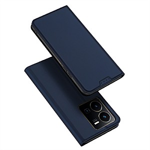 Dux Ducis Skin Pro Δερμάτινη Θήκη Βάση Στήριξης Xiaomi Redmi A1 Plus - Μπλε