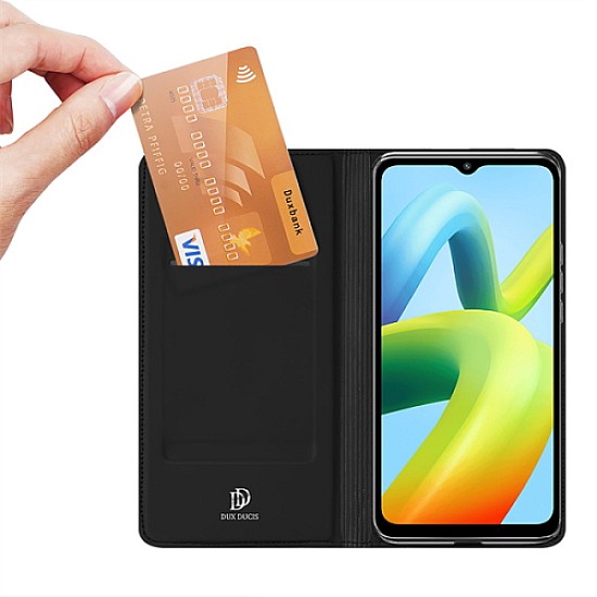 Dux Ducis Skin Pro Δερμάτινη Θήκη Βάση Στήριξης Xiaomi Redmi A1 Plus - Μαύρο Dux Ducis Skin Pro Δερμάτινη Θήκη Βάση Στήριξης Xiaomi Redmi A1 Plus - Μαύρο