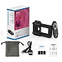 Apexel APL-MS100 PhoneMicro 5 Φακός Μικροσκόπιο 100x για Smartphone με LED/UV Light & CPL Μαύρο