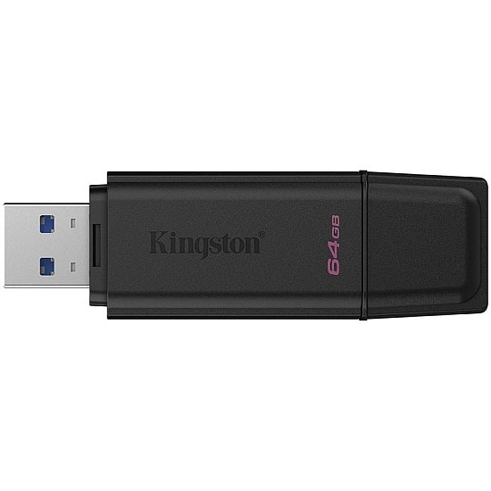 Φλασάκι usb 64gb Kingston DataTraveler Exodia Gen 2 Black – μπροστινή όψη