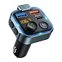 Criacr P5 FM Transmitter Αυτοκινήτου Bluetooth 5.3 με PD 20W & Quick Charge 3.0 (Hands-Free/HiFi Bass/3 USB)