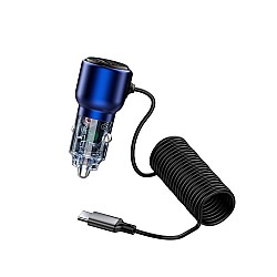 Recci RCC-N22 Ταχυφορτιστής Αυτοκινήτου 110W με PD 4.5 / Dual USB 