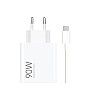 Xiaomi Φορτιστής με Θύρα USB-A και Καλώδιο USB-C 90W Power Delivery Λευκός (HyperCharge Combo BHR07ZBEU)