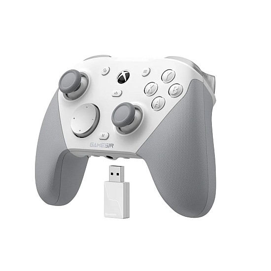 GameSir G7 Pro Gamepad Τριπλής Σύνδεσης (Wired/2.4GHz/Bluetooth) με Hall Effect & Gyro για Xbox / PC / Android – White Controller Τριπλής Σύνδεσης