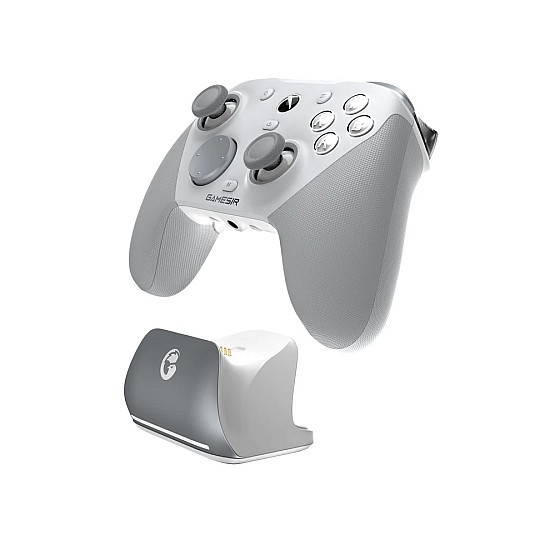 GameSir G7 Pro Gamepad Τριπλής Σύνδεσης (Wired/2.4GHz/Bluetooth) με Hall Effect & Gyro για Xbox / PC / Android – White Controller Τριπλής Σύνδεσης