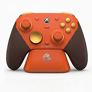 GameSir G7 Pro Gamepad Τριπλής Σύνδεσης (Wired/2.4GHz/Bluetooth) με Hall Effect & Gyro για Xbox / PC / Android – Amber Flame