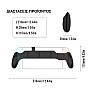 JYS NS2297 Anti-Slip Handle Grip Αντιολισθητική Χειρολαβή για Nintendo Switch OLED / Switch / Switch 2 (ΜΑΥΡΟ)