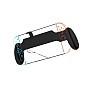 JYS NS2297 Anti-Slip Handle Grip Αντιολισθητική Χειρολαβή για Nintendo Switch OLED / Switch / Switch 2 (ΜΑΥΡΟ)