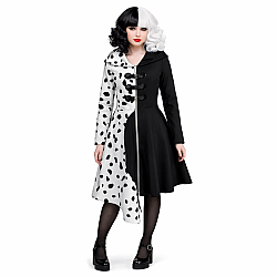 Γυναικεία Στολή Κρουέλα Alice Party 886615 (Φόρεμα, Περούκα, Γάντια)