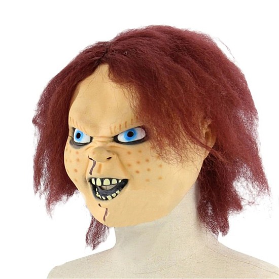 Μάσκα Τρομακτική Κούκλα για Απόκριες/Halloween/Cosplay 54456