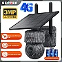 SECTEC ST-517C 4MP Ασύρματη Ηλιακή Κάμερα Ασφαλείας WiFi PTZ με Νυχτερινή Λήψη & Ανίχνευση Κίνησης