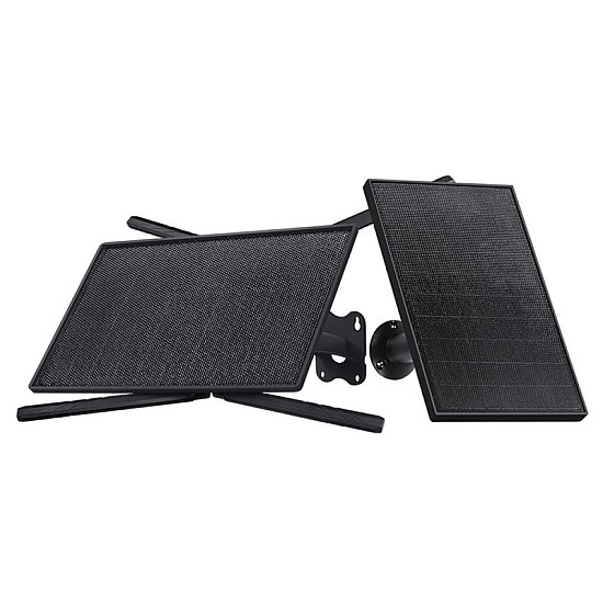 Ηλιακό router 4G με πάνελ SECTEC ST-SR08-EU-PNL – μπροστινή όψη με ηλιακά πάνελ