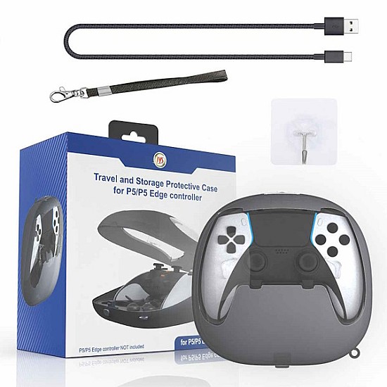 JYS P5169 Φορητή και Προστατευτική Θήκη Μεταφοράς του PS5 Dualsense Edge Controller Μαύρο
