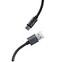 Recci RS08C USB-A to USB-C Καλώδιο Φόρτισης PD 100W 1,2m - Μαύρο 