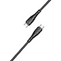 Veger V106 Καλώδιο Φορτιστή Type-C σε Type-C 60W & Data Sync 1,2m - Μαύρο