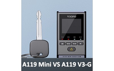 Viofo A119 Mini VS A119 V3-G , όλες οι  διαφορές