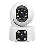 Sricam Srihome SH049 Dual Lens FHD Wifi/IP Camera (Διπλός Φακός/AI Pan-Tilt/Ανίχνευση & Παρακολούθηση Ανθρώπου/Τριπλή Νυχτερινή Λήψη/Αμφίδρομη Επικοινωνία/SD)(1080p)