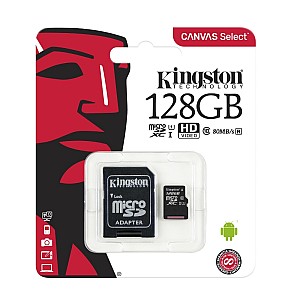 Kingston Canvas Select microSDXC Speed Class 10 SDCS/128GB